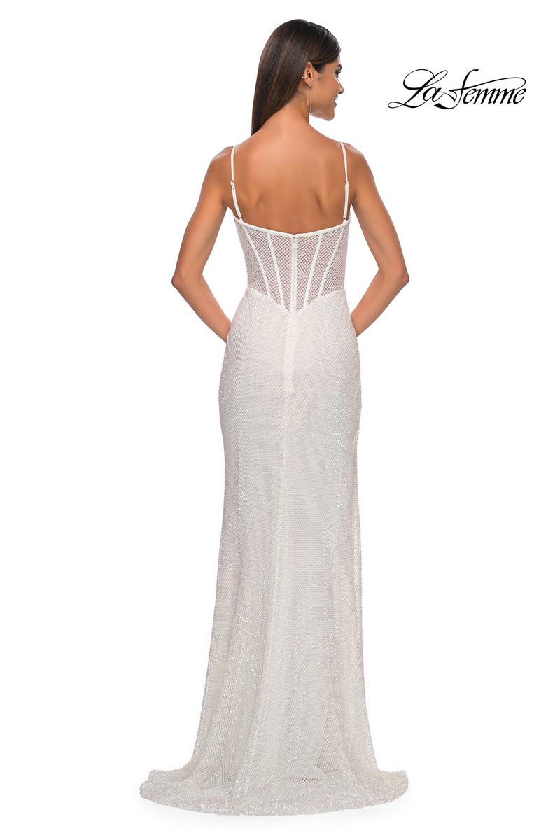 La Femme Dress 32285 - WHITE