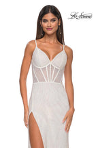 La Femme Dress 32285 - WHITE