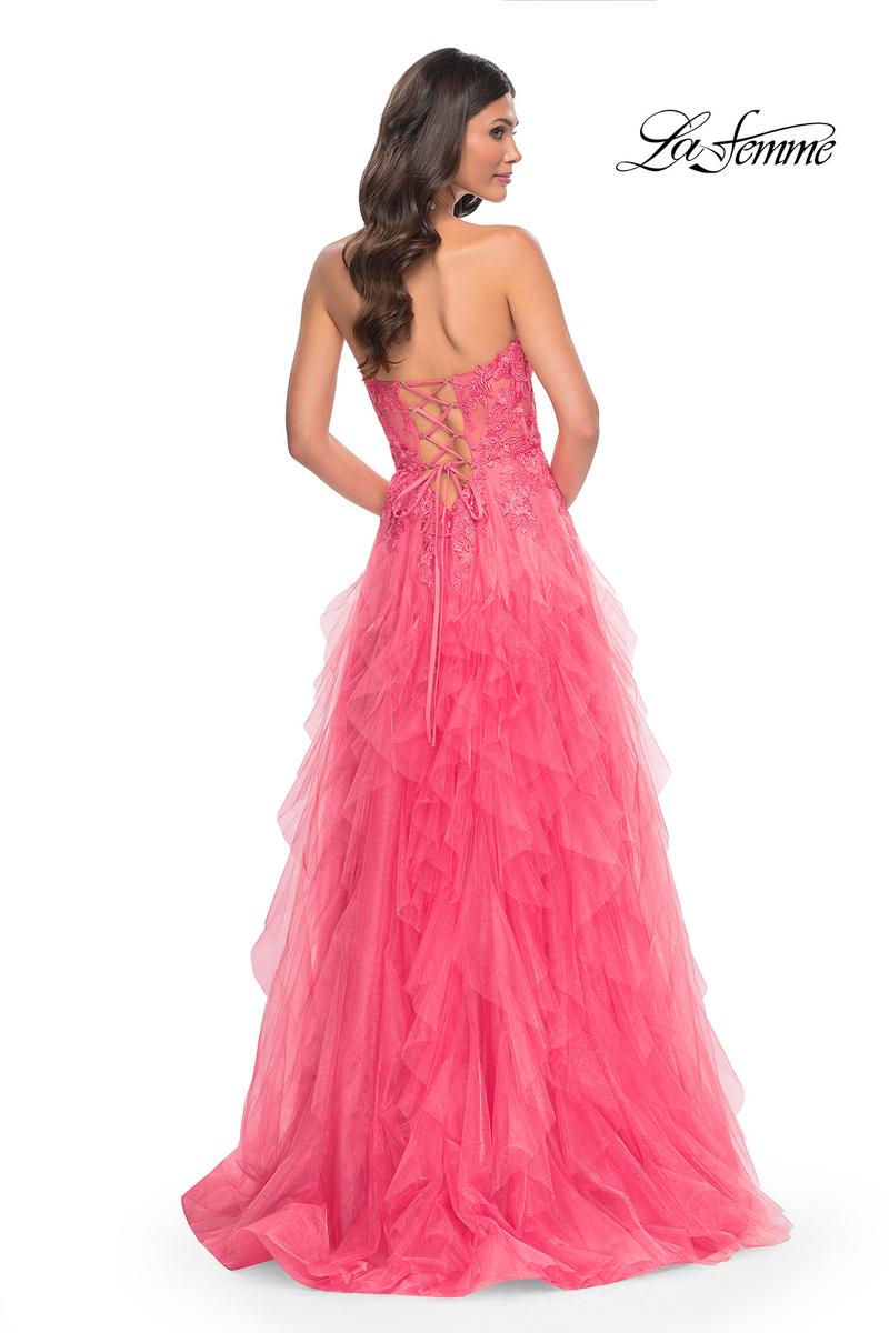 La Femme Dress 32286 - CORAL