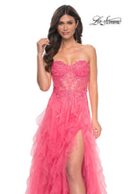 La Femme Dress 32286 - CORAL