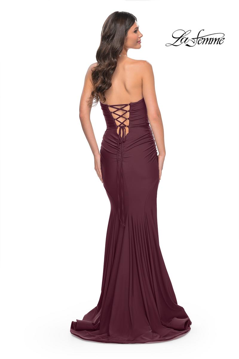 La Femme Dress 32289 - DARK WINE