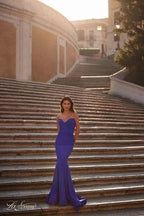 La Femme Dress 32289 - ROYAL BLUE