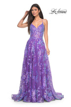 La Femme Dress 32291 - PURPLE