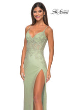 La Femme Dress 32292 - SAGE