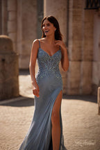 La Femme Dress 32292 - SLATE
