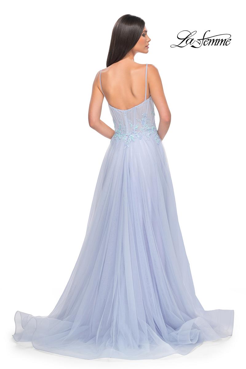 La Femme Dress 32293 - LIGHT PERIWINKLE