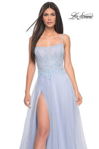 La Femme Dress 32293 - LIGHT PERIWINKLE