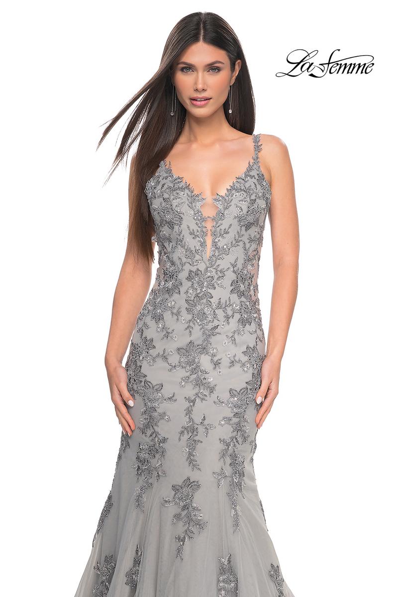 La Femme Dress 32295 - SILVER