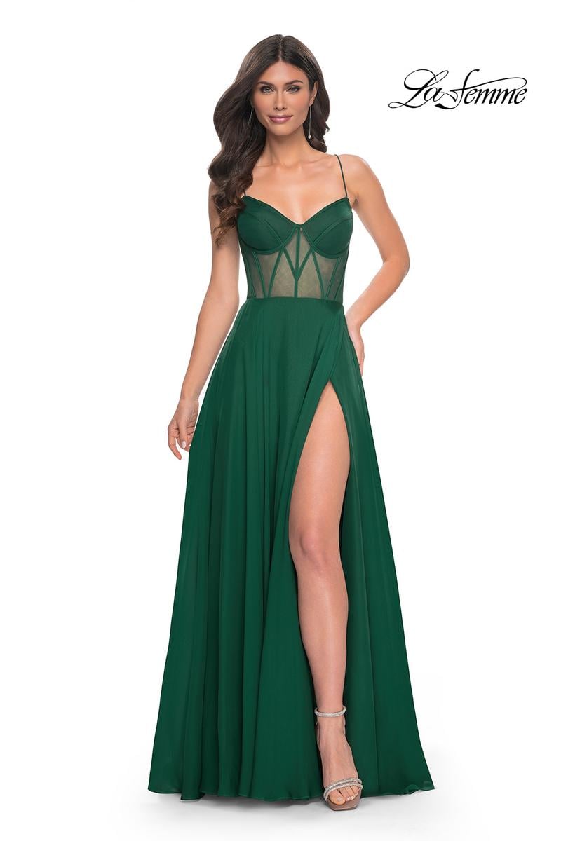 La Femme Dress 32296 - EMERALD
