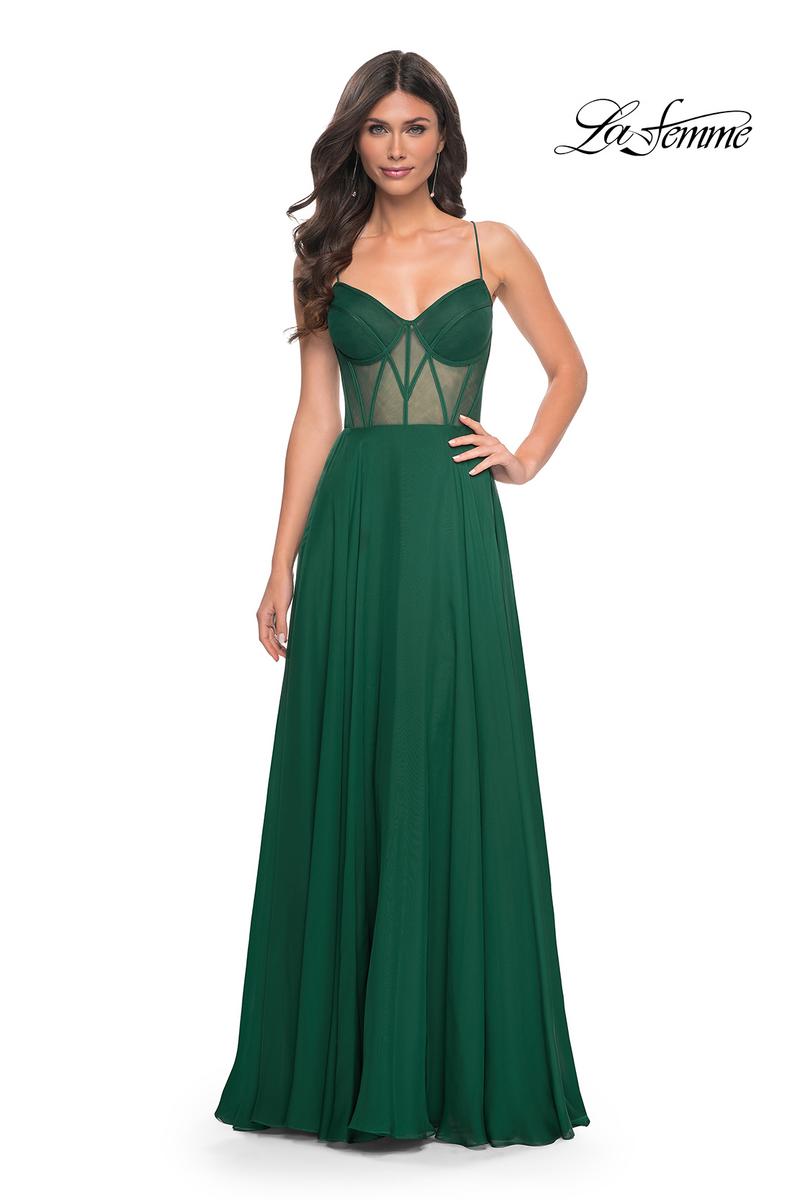 La Femme Dress 32296 - EMERALD