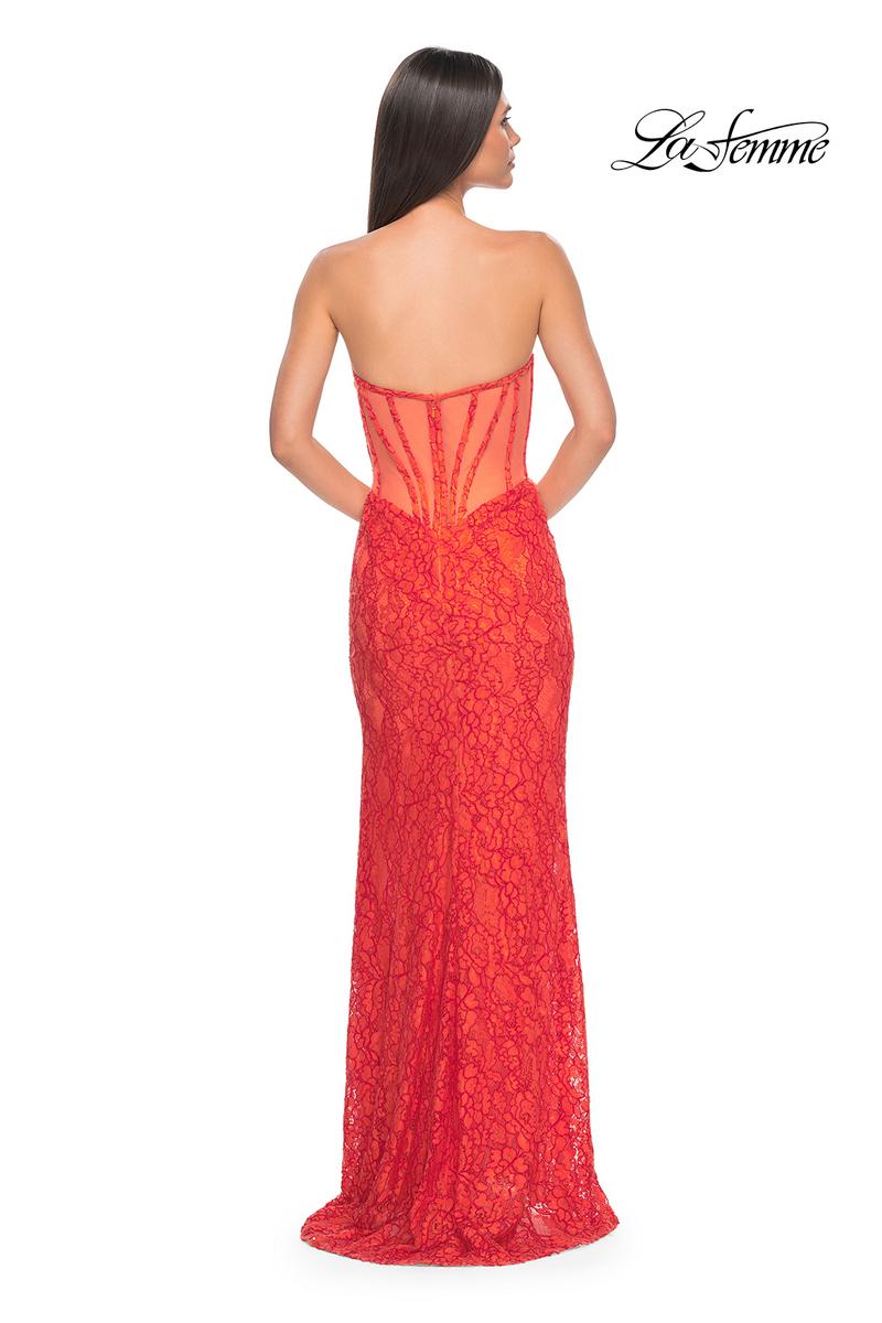 La Femme Dress 32298 - PAPAYA