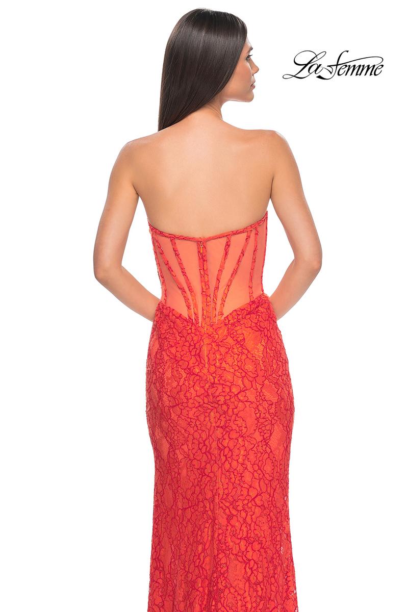 La Femme Dress 32298 - PAPAYA