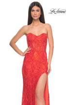 La Femme Dress 32298 - PAPAYA