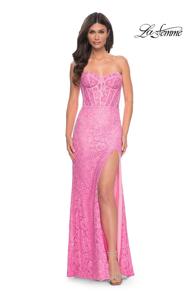 La Femme Dress 32298 - PINK