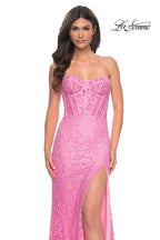 La Femme Dress 32298 - PINK