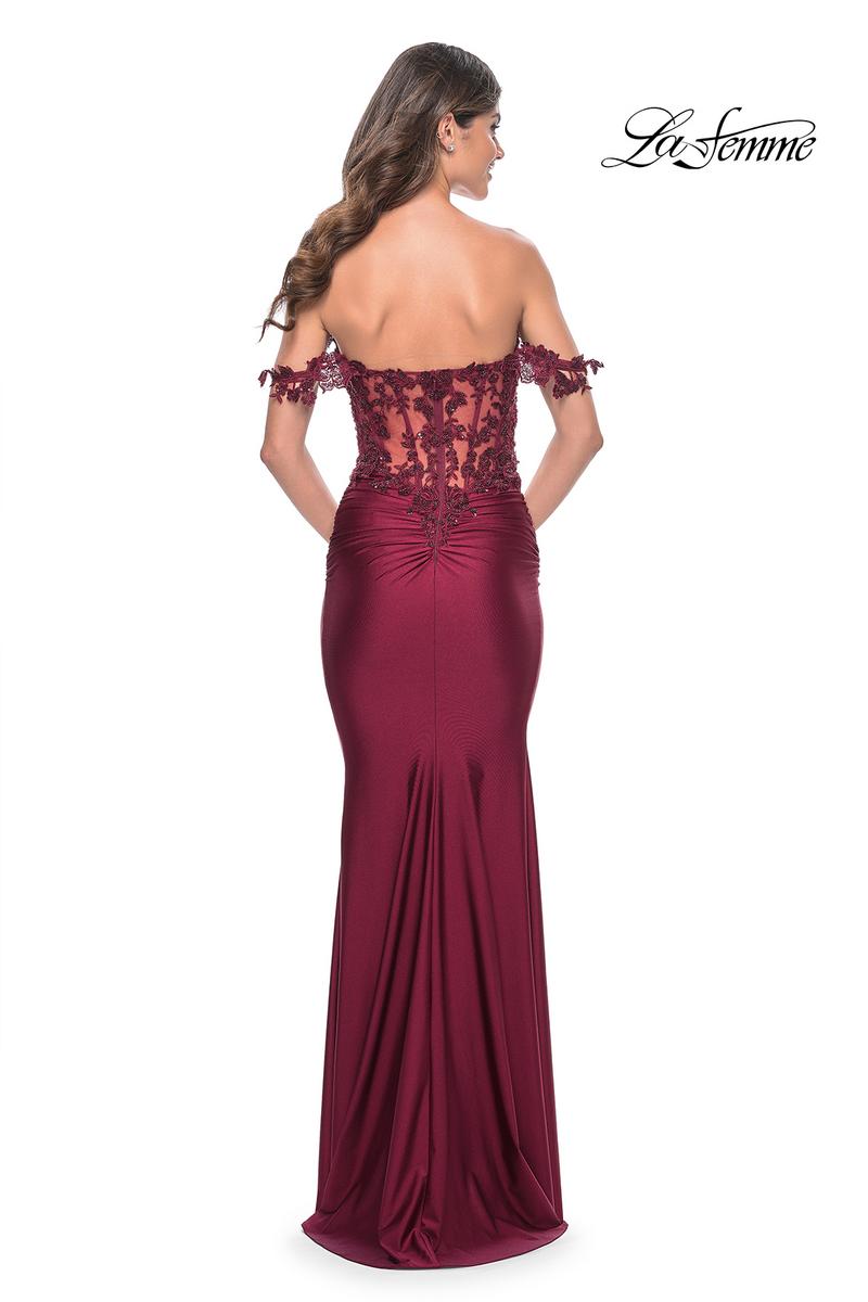 La Femme Dress 32302 - DARK BERRY