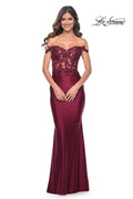 La Femme Dress 32302 - DARK BERRY