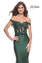 La Femme Dress 32302 - DARK EMERALD