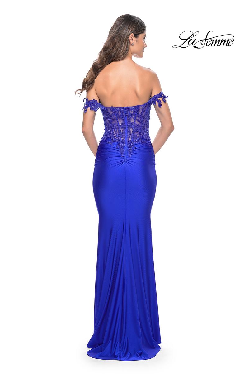 La Femme Dress 32302 - ROYAL BLUE
