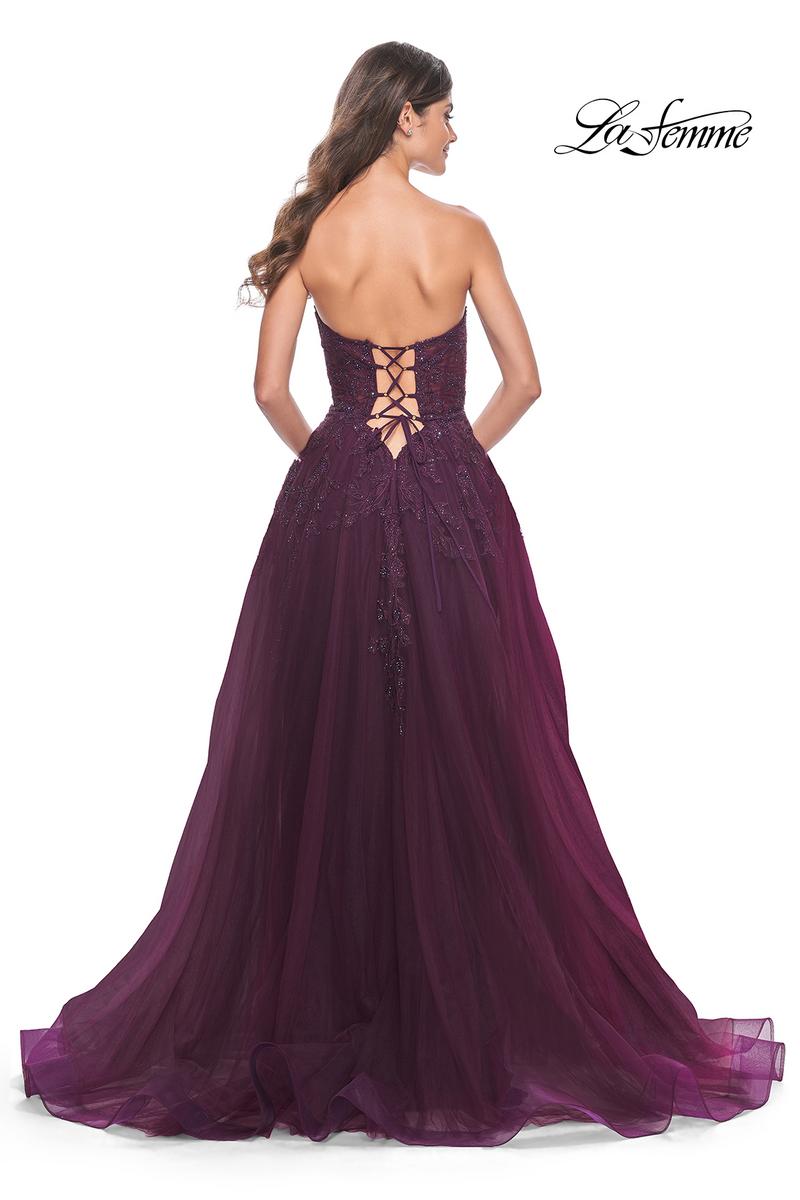 La Femme Dress 32304 - DARK BERRY