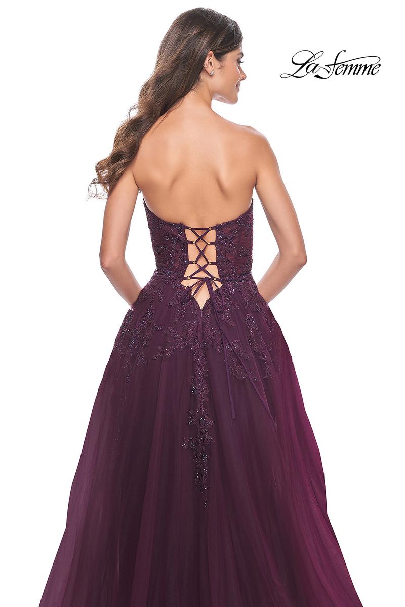 La Femme Dress 32304 - DARK BERRY
