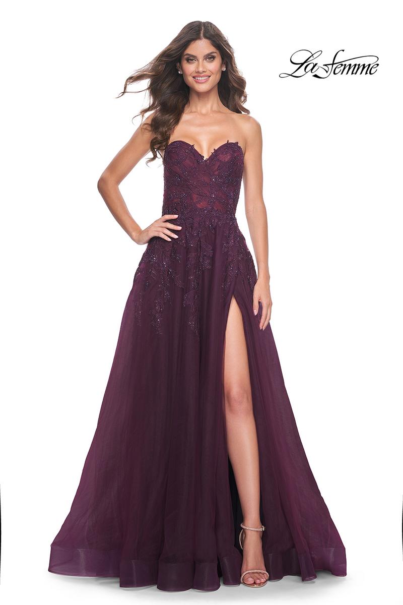 La Femme Dress 32304 - DARK BERRY