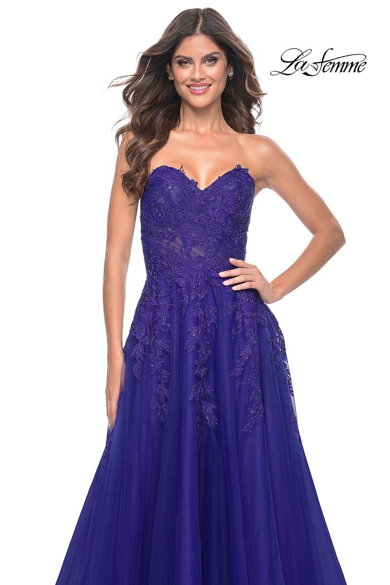 La Femme Dress 32304 - INDIGO