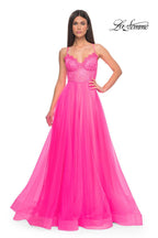 La Femme Dress 32306 - NEON PINK