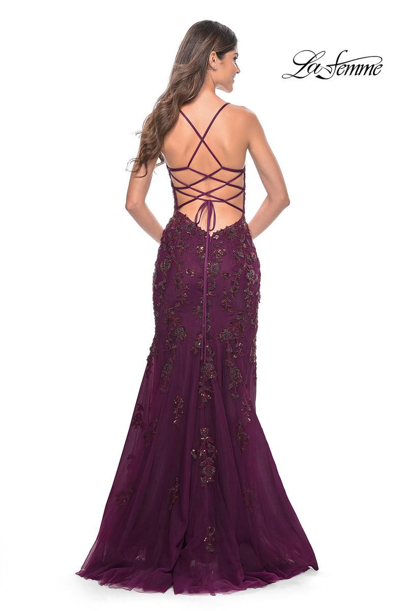 La Femme Dress 32307 - DARK BERRY