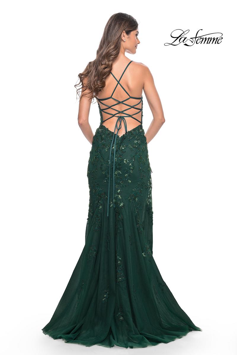 La Femme Dress 32307 - DARK EMERALD