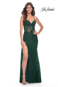La Femme Dress 32307 - DARK EMERALD