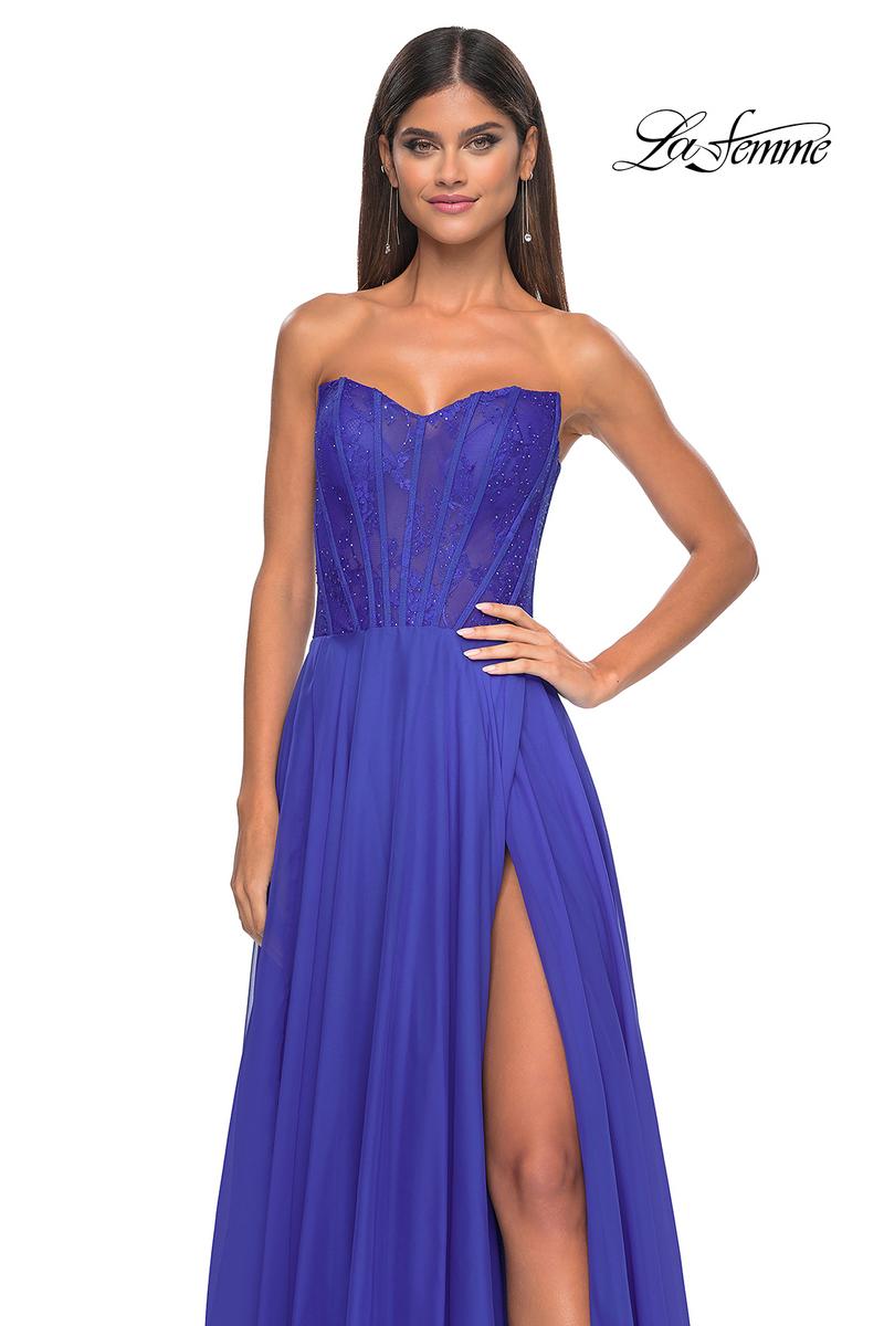 La Femme Dress 32311 - ROYAL BLUE