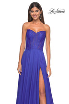 La Femme Dress 32311 - ROYAL BLUE