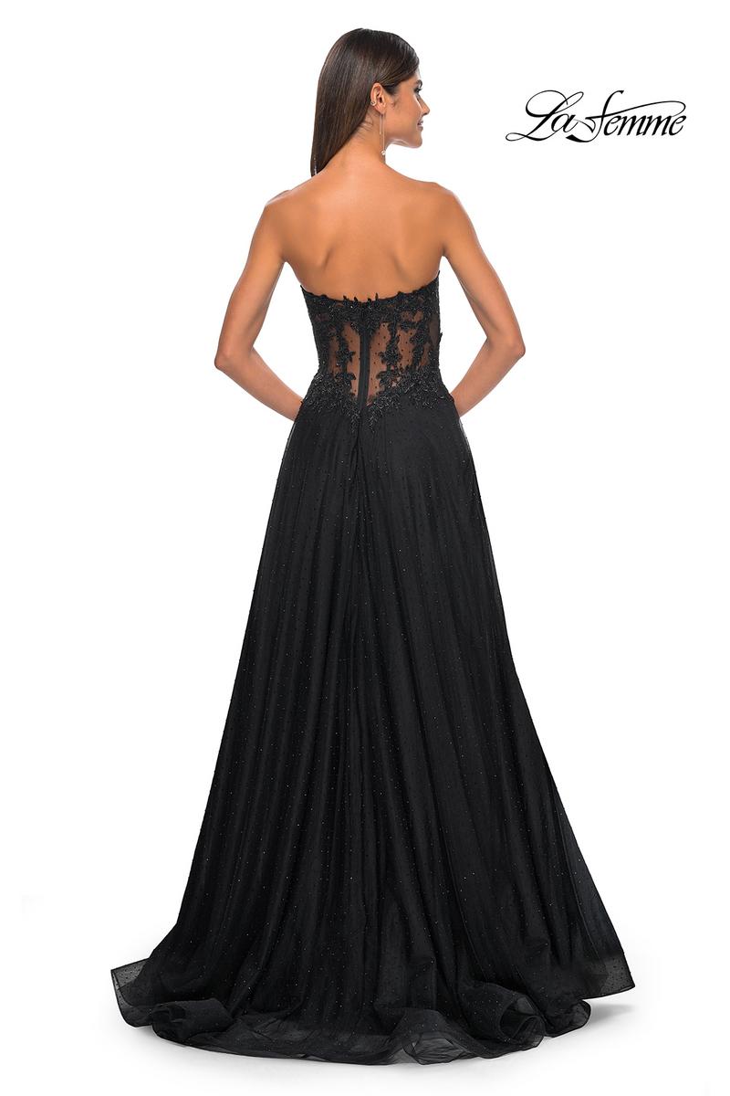 La Femme Dress 32313 - BLACK