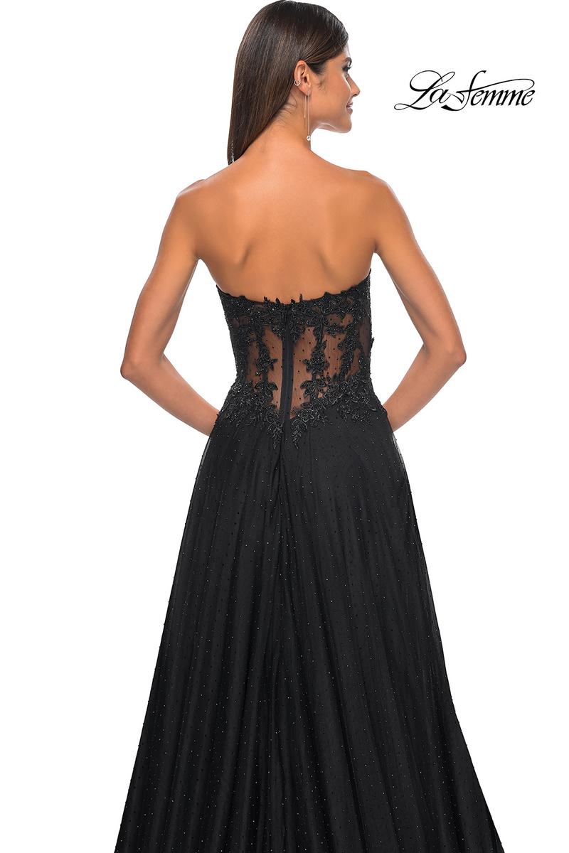 La Femme Dress 32313 - BLACK