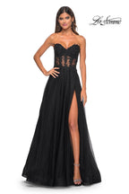 La Femme Dress 32313 - BLACK
