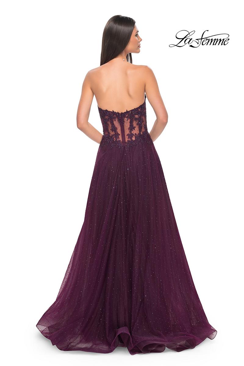 La Femme Dress 32313 - DARK BERRY