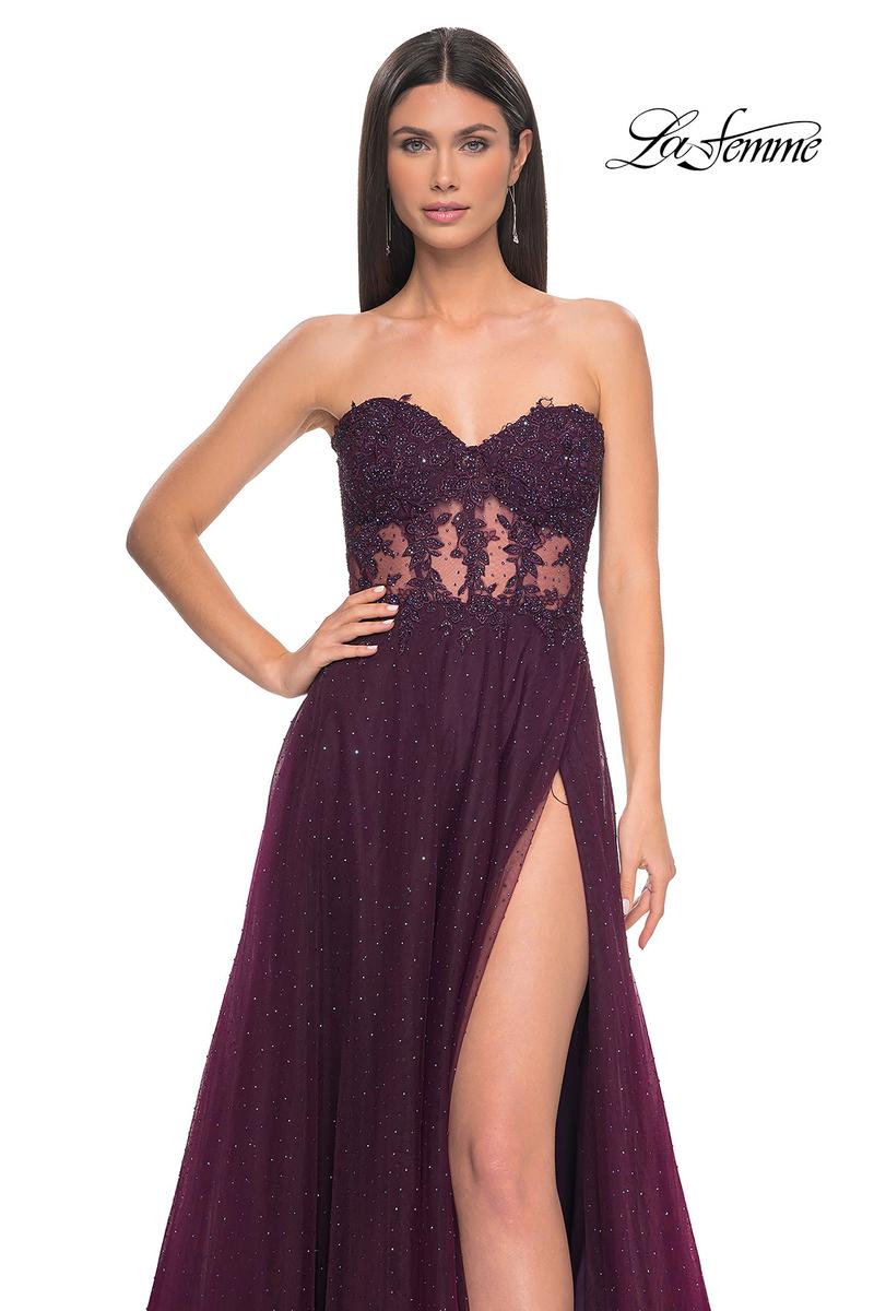 La Femme Dress 32313 - DARK EMERALD