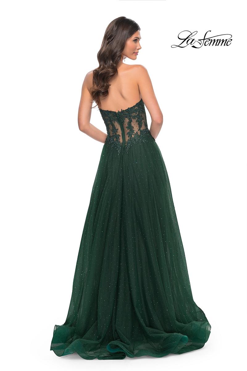 La Femme Dress 32313 - DARK EMERALD
