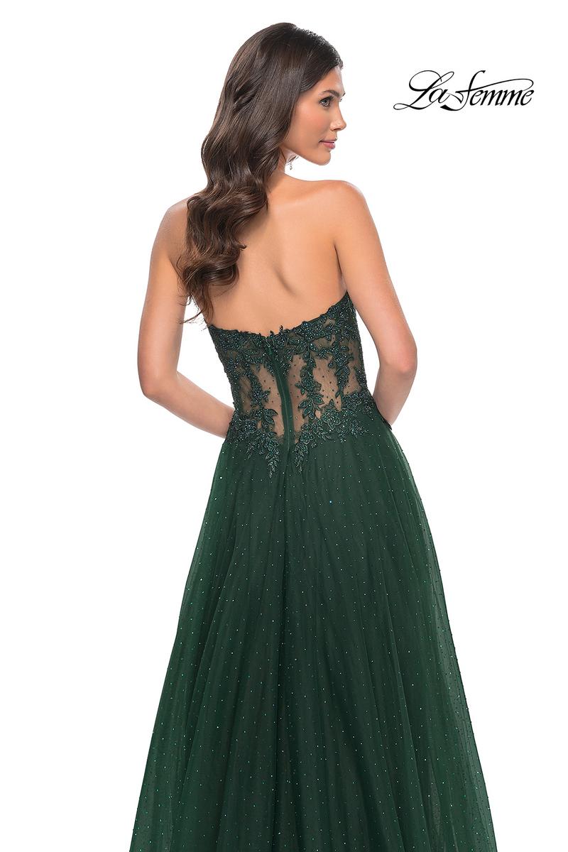 La Femme Dress 32313 - DARK EMERALD