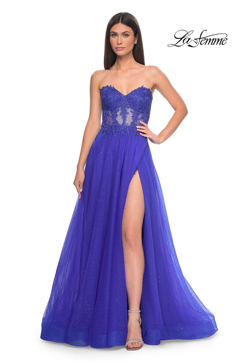 La Femme Dress 32313 - ROYAL BLUE