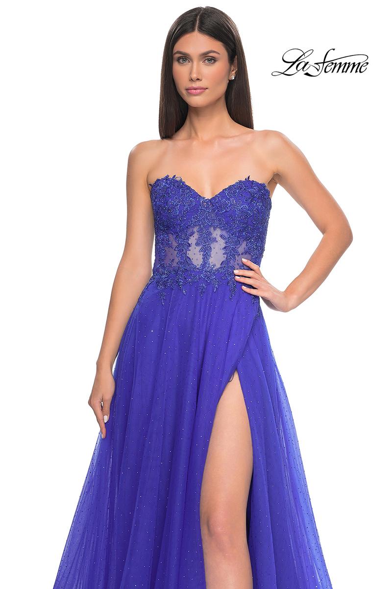 La Femme Dress 32313 - ROYAL BLUE