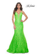 La Femme Dress 32314 - BRIGHT GREEN