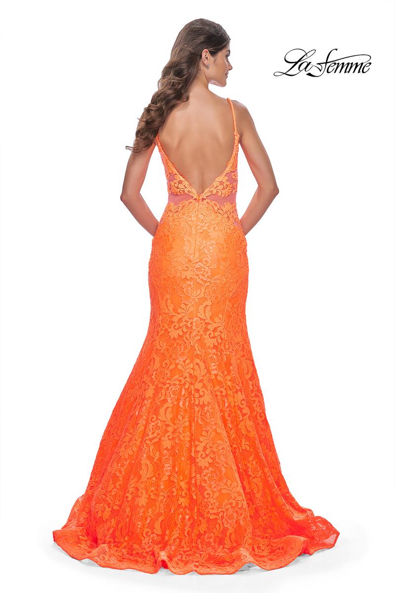 La Femme Dress 32314 - BRIGHT ORANGE