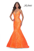 La Femme Dress 32314 - BRIGHT ORANGE