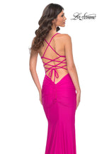La Femme Dress 32320 - HOT FUCHSIA