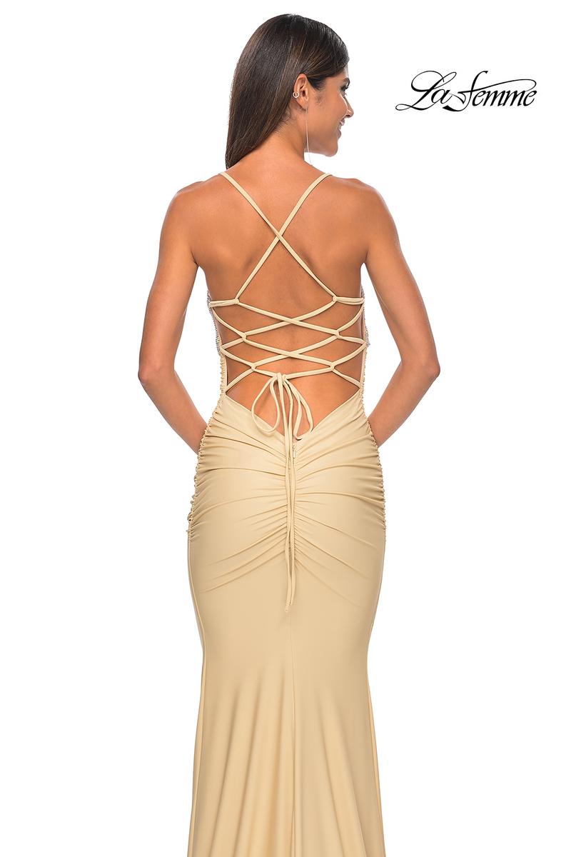 La Femme Dress 32320 - NUDE