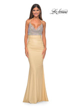 La Femme Dress 32320 - NUDE