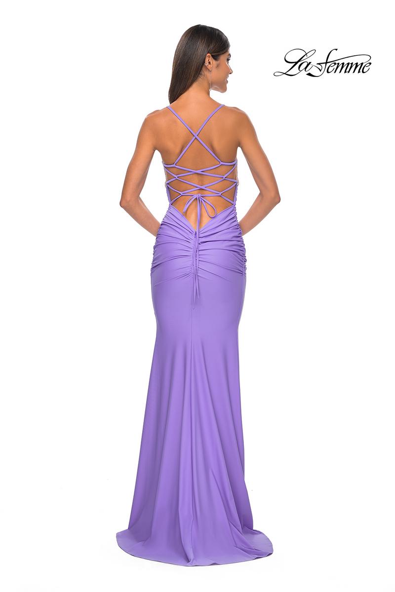 La Femme Dress 32320 - PERIWINKLE