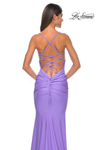 La Femme Dress 32320 - PERIWINKLE